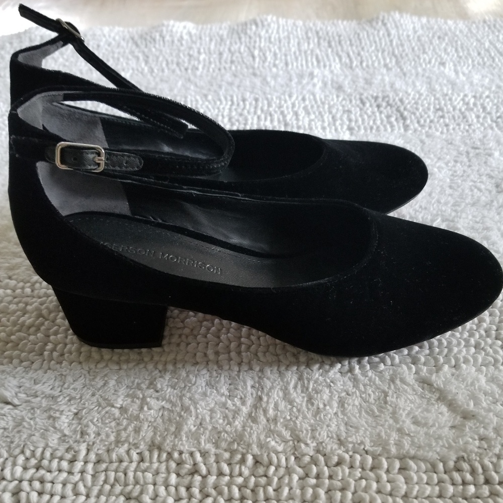Sigerson Morrison velvet Mary Janes